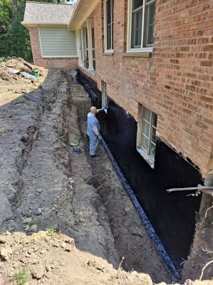 Foundation repair and waterproofing.